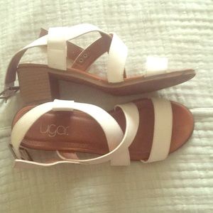 Blocked heel sandals